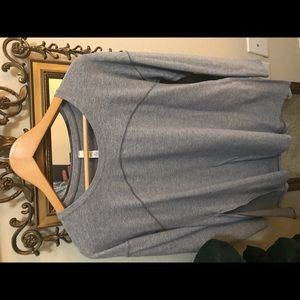 Grey Lululemon shirt.